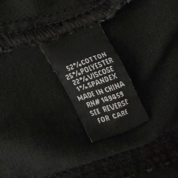 PROSPERITY DISTRESSED OMBRE CHARCOAL DENIM JACKET CROP UPSCALE CLASSIC MEDIUM - Picture 6 of 6